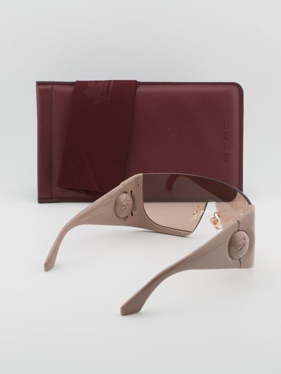 Etro ETROMACARON 0FWM 2S Shield Sunglasses - Nude / Pink main image 6